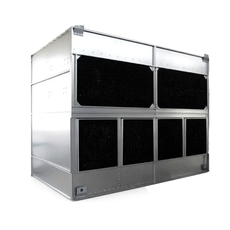 combined flow closed circuit cooling tower